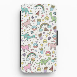 Tumblr Pattern Flip / Wallet Phone Case