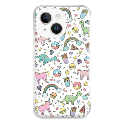 Tumblr Pattern Phone Case for iPhone 14 Plus