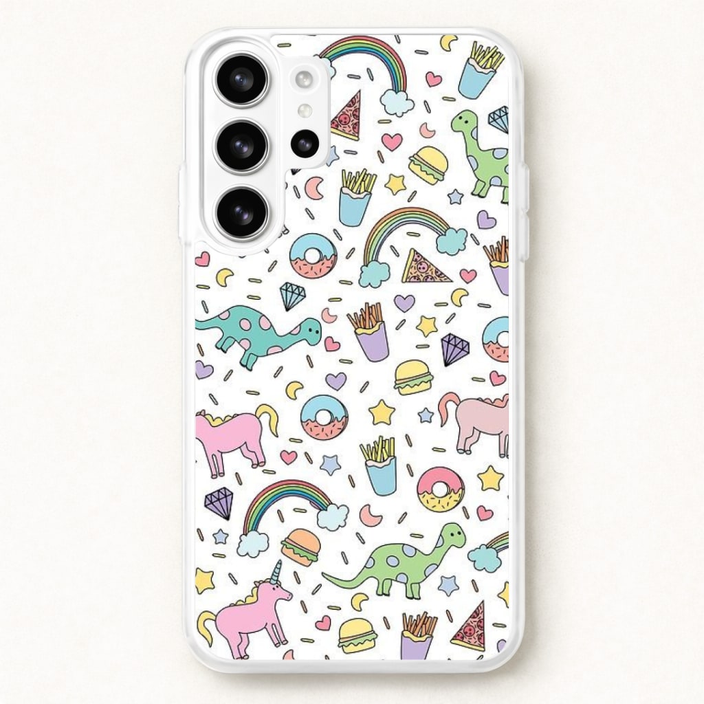 Tumblr Pattern Phone Case for Galaxy S26 Ultra