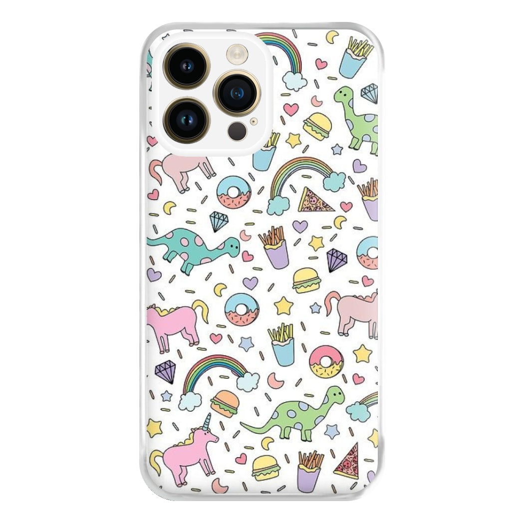 Tumblr Pattern Phone Case for iPhone 14 Pro Max