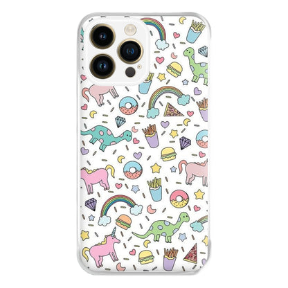 Tumblr Pattern Phone Case for iPhone 14 Pro Max