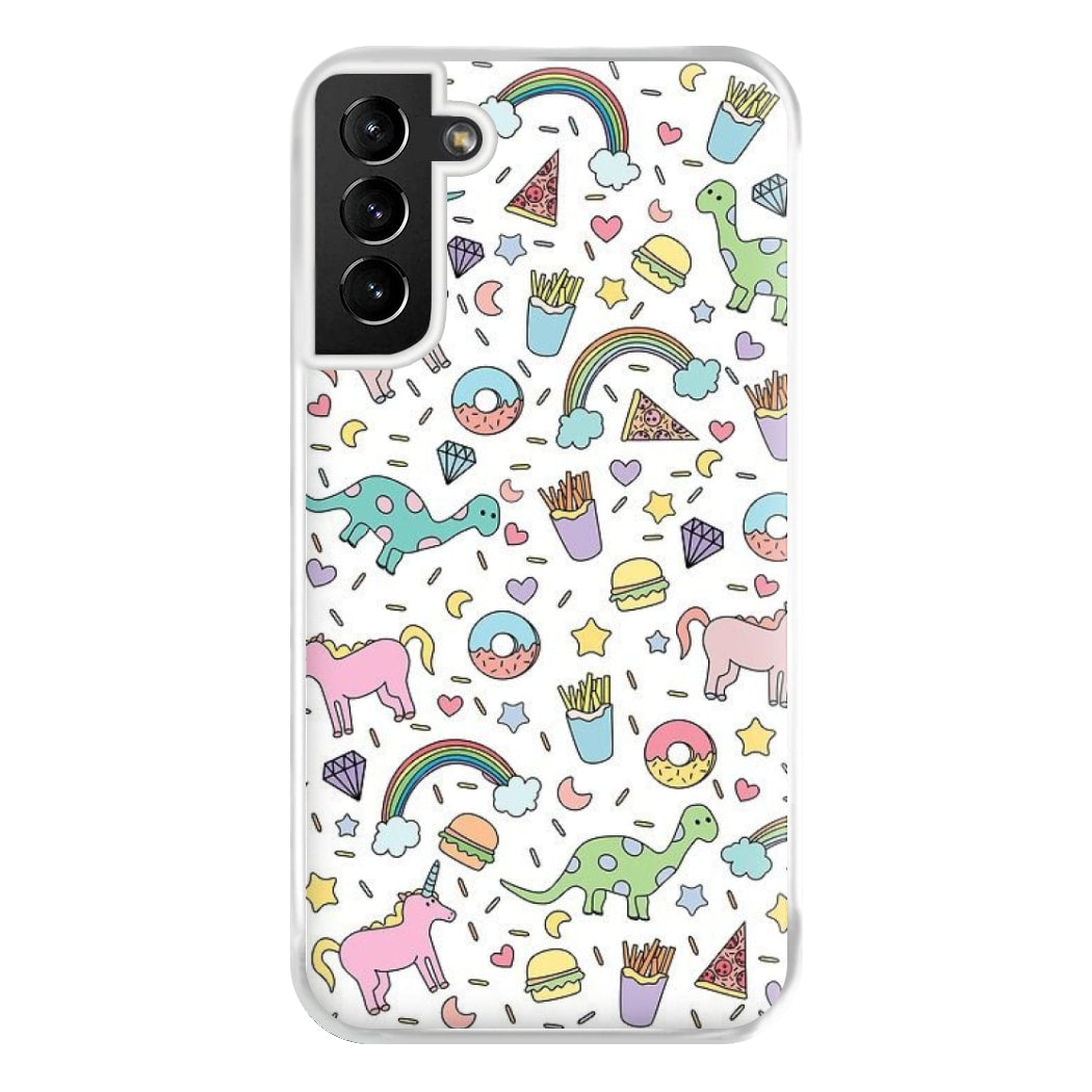 Tumblr Pattern Phone Case for Galaxy S21 Plus