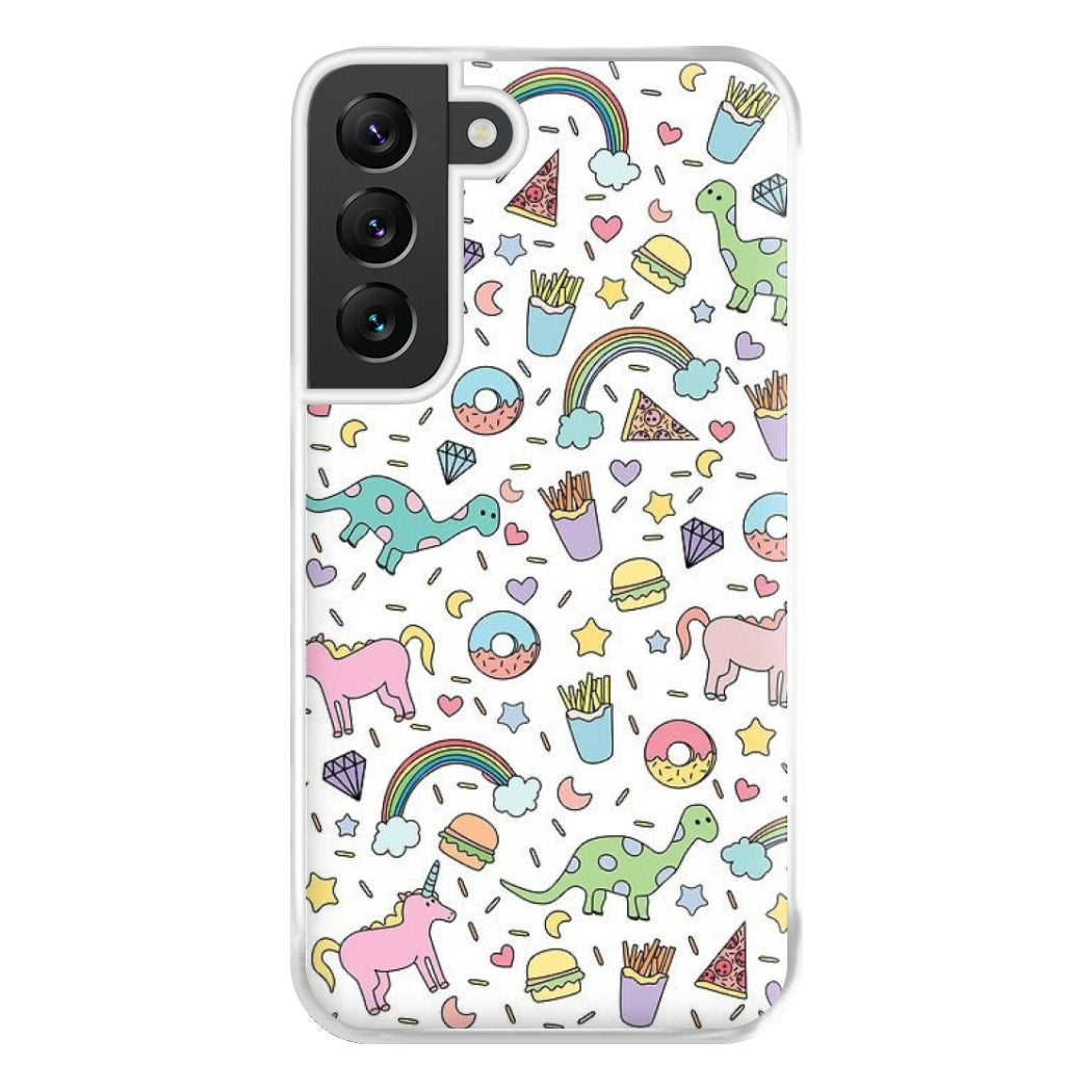 Tumblr Pattern Phone Case for Galaxy S22 Plus