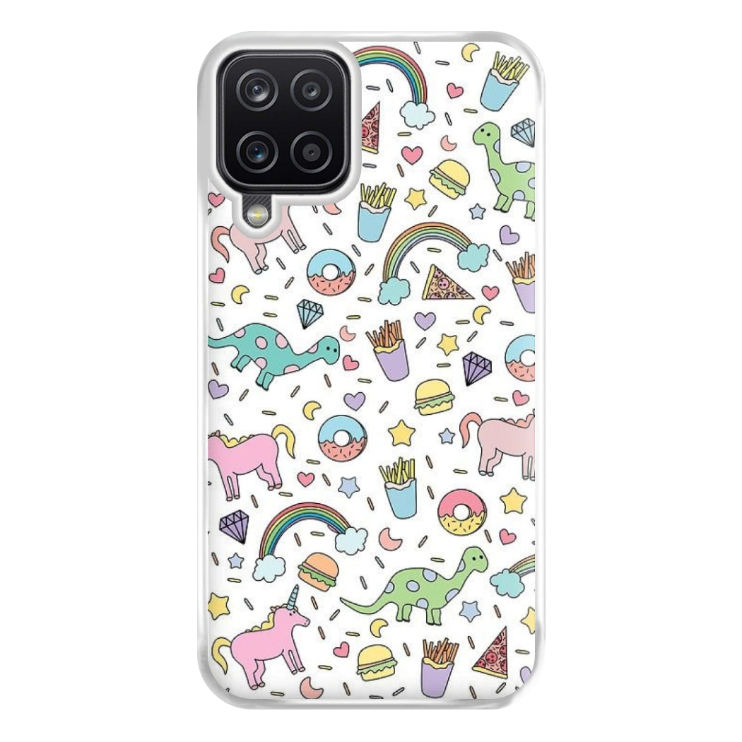 Tumblr Pattern Phone Case for Galaxy A12