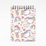 Cute Unicorn Pattern Notebook 4