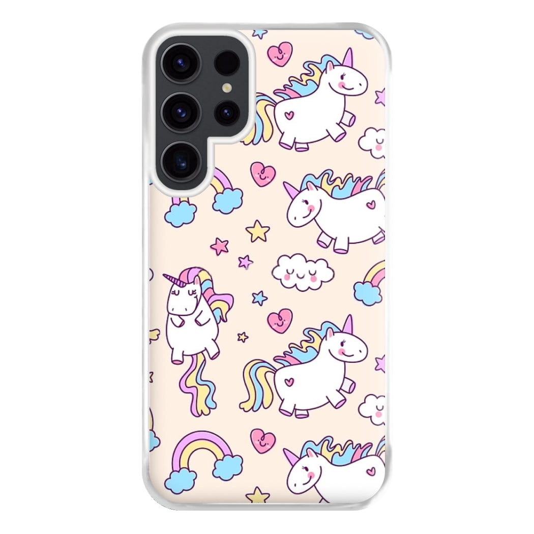 Cute Unicorn Pattern Phone Case for Galaxy S23 Ultra