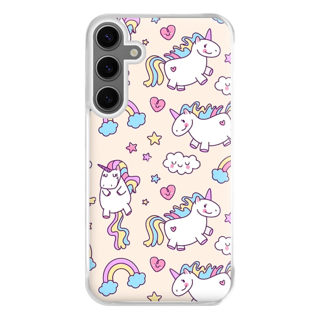 Cute Unicorn Pattern Phone Case for Galaxy S24FE