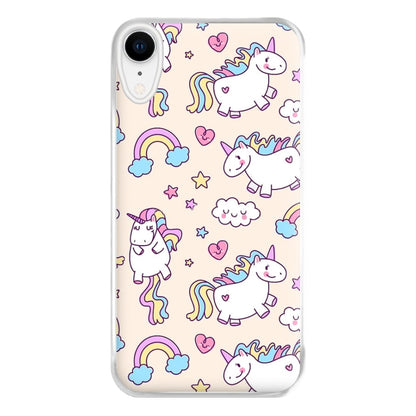 Cute Unicorn Pattern Phone Case for iPhone XR