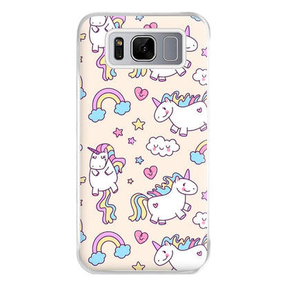 Cute Unicorn Pattern Phone Case for Galaxy S8 Plus