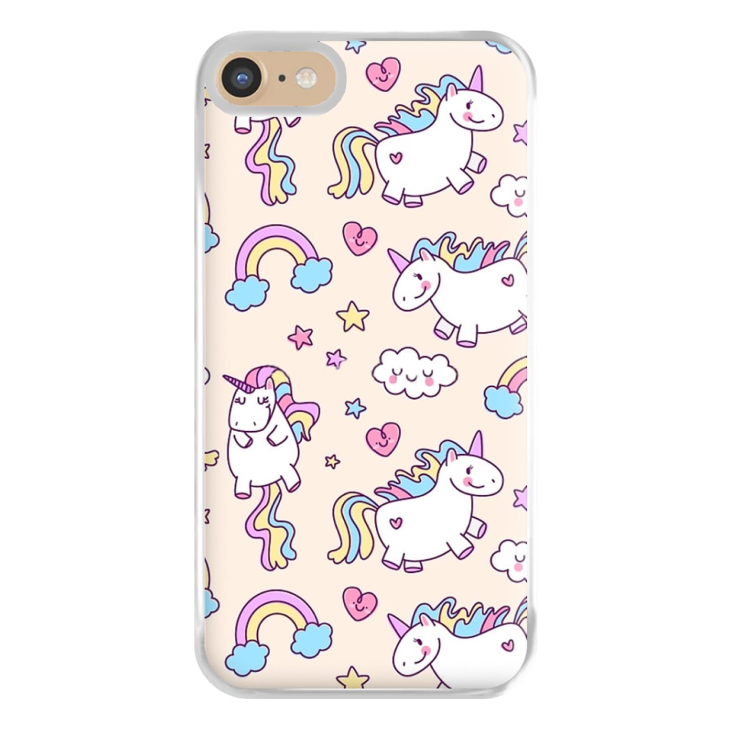 Cute Unicorn Pattern Phone Case for iPhone 6 / 7 / 8 / SE