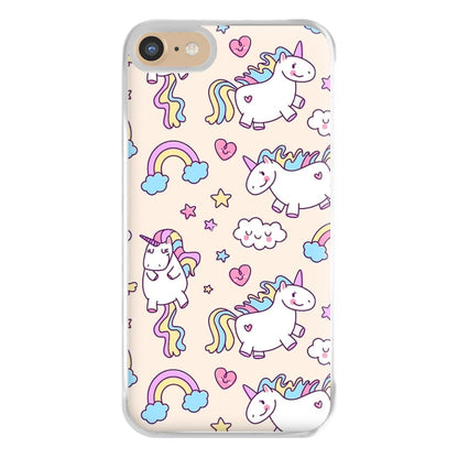 Cute Unicorn Pattern Phone Case for iPhone 6 / 7 / 8 / SE