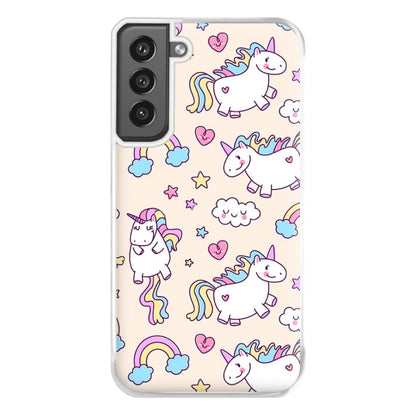 Cute Unicorn Pattern Phone Case for Galaxy S21FE