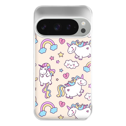 Cute Unicorn Pattern Phone Case for Google Pixel 9 Pro XL