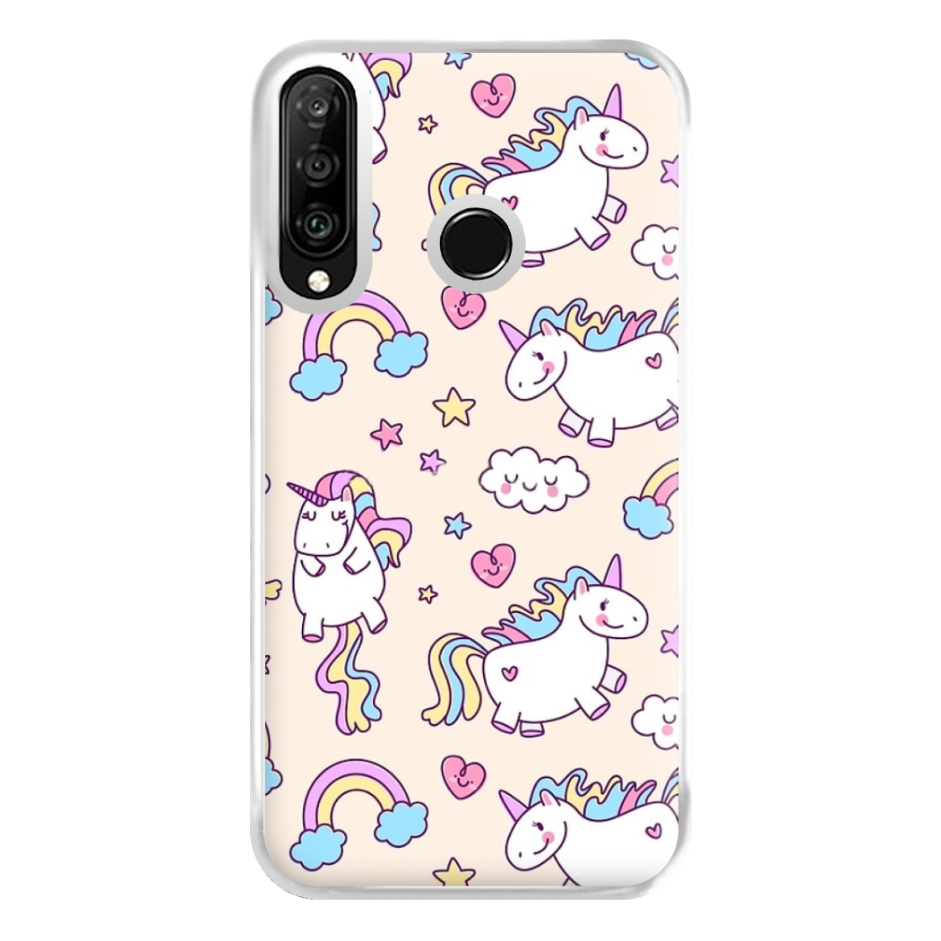 Cute Unicorn Pattern Phone Case for Huawei P30 Lite