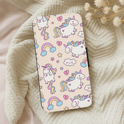 Cute Unicorn Pattern Flip / Wallet Phone Case 5