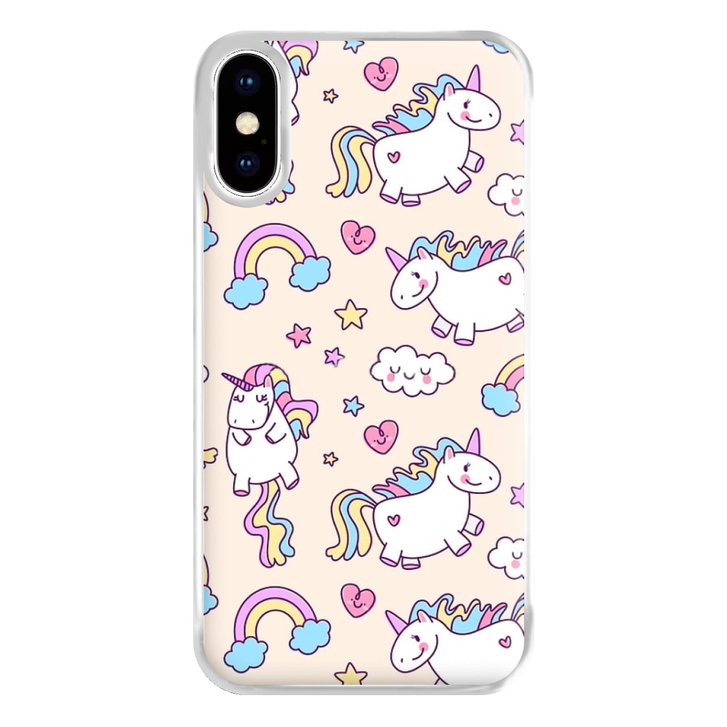 Cute Unicorn Pattern Phone Case for iPhone XS Max