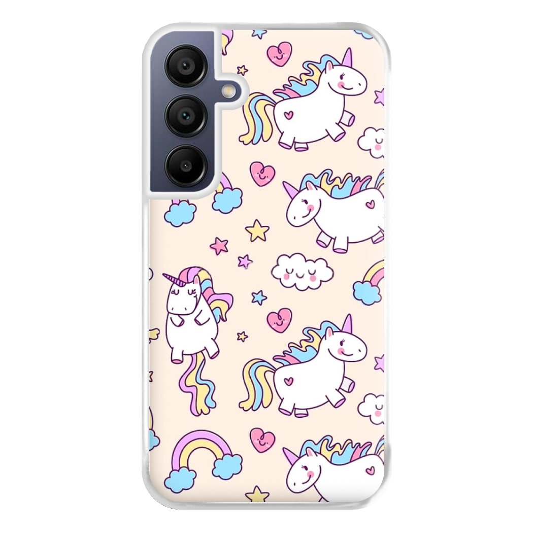 Cute Unicorn Pattern Phone Case for Galaxy A16