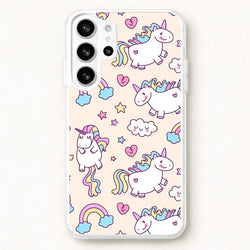 Cute Unicorn Pattern Phone Case for Galaxy S26 Ultra