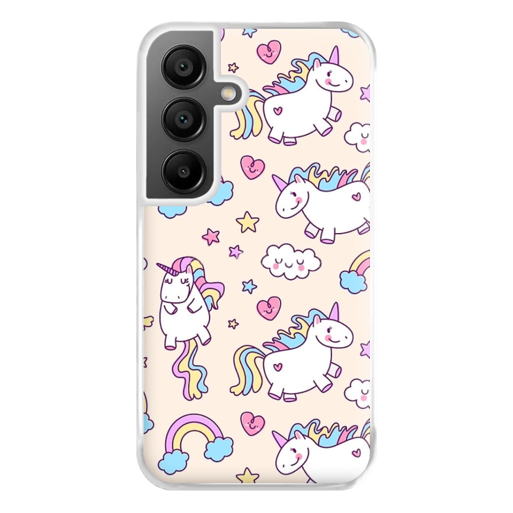 Cute Unicorn Pattern Phone Case for Galaxy A55