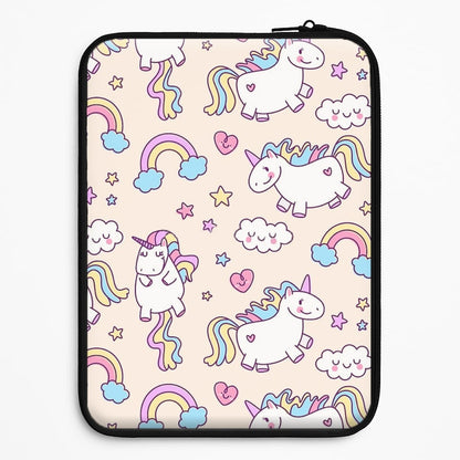 Cute Unicorn Pattern Universal Laptop Sleeve