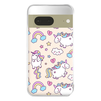 Cute Unicorn Pattern Phone Case for Google Pixel 7a