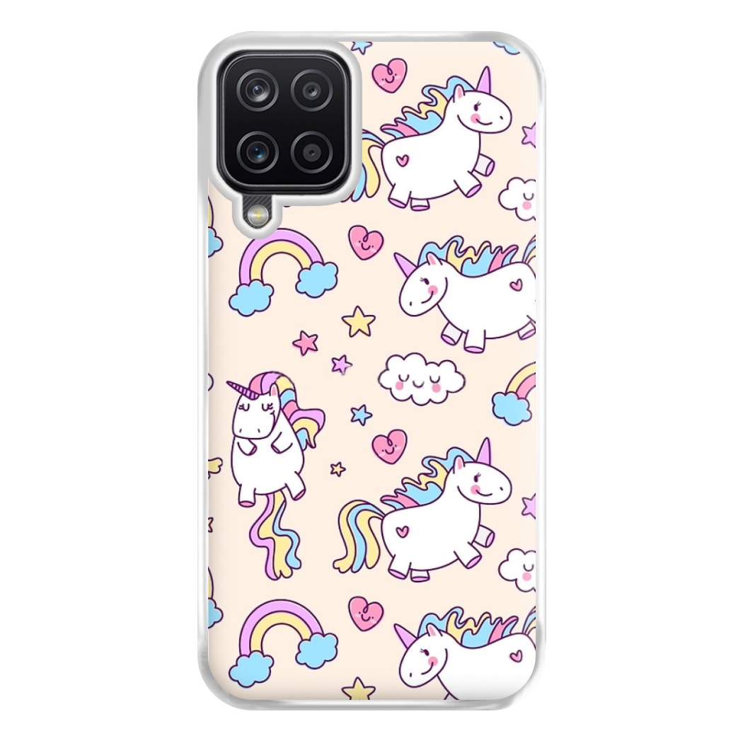 Cute Unicorn Pattern Phone Case for Galaxy A12