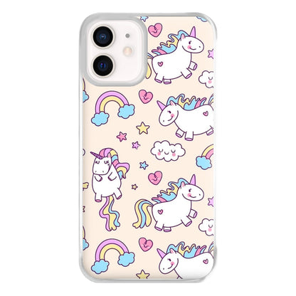 Cute Unicorn Pattern Phone Case for iPhone 13 Mini