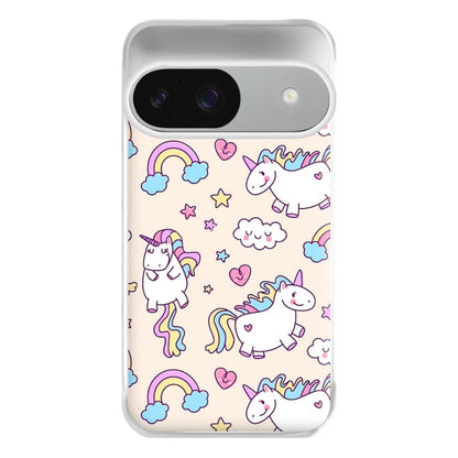 Cute Unicorn Pattern Phone Case for Google Pixel 9 / 9 Pro