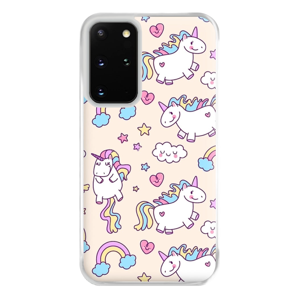 Cute Unicorn Pattern Phone Case for Galaxy S20 Plus