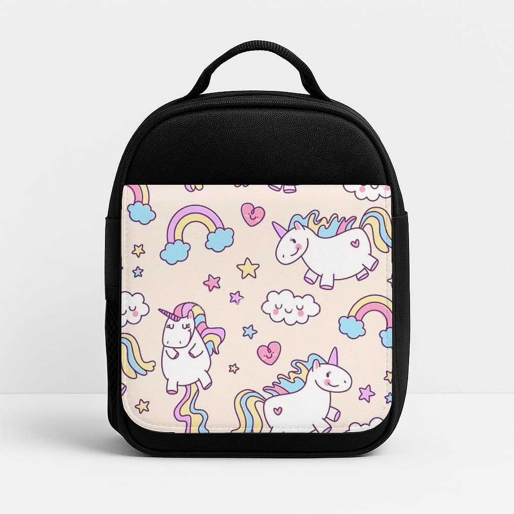 Cute Unicorn Pattern Insulated Lunchbox