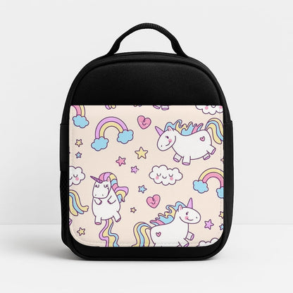 Cute Unicorn Pattern Insulated Lunchbox