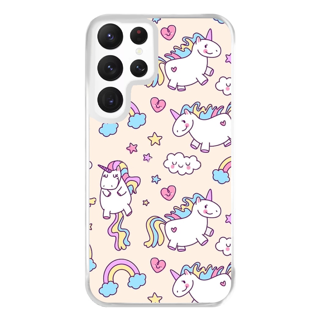 Cute Unicorn Pattern Phone Case for Galaxy S22 Ultra