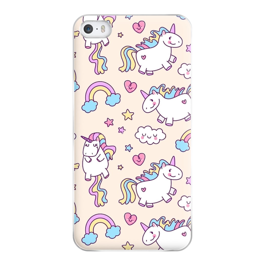 Cute Unicorn Pattern Phone Case for iPhone 5 / 5s / SE 2016