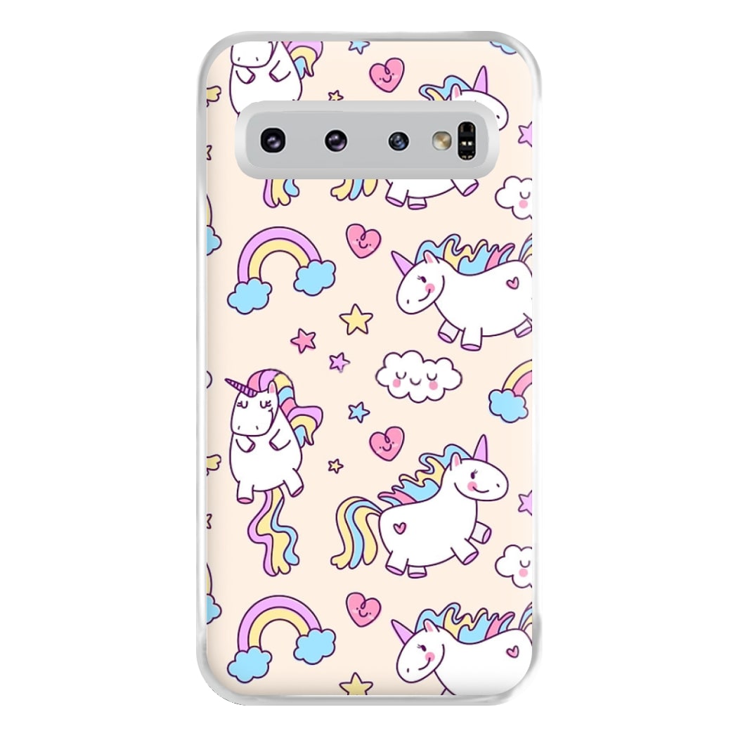 Cute Unicorn Pattern Phone Case for Galaxy S10 Plus