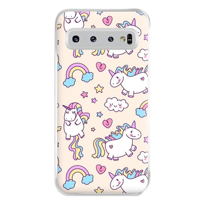 Cute Unicorn Pattern Phone Case for Galaxy S10 Plus