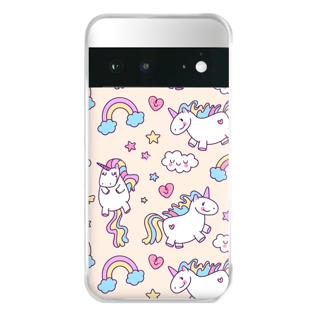 Cute Unicorn Pattern Phone Case for Google Pixel 6a