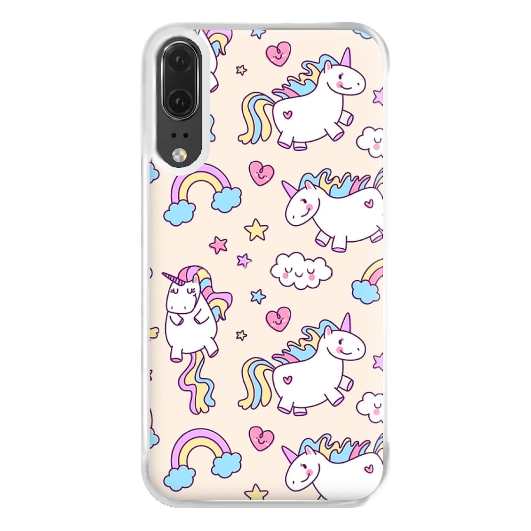 Cute Unicorn Pattern Phone Case for Huawei P20