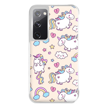 Cute Unicorn Pattern Phone Case for Galaxy S20FE