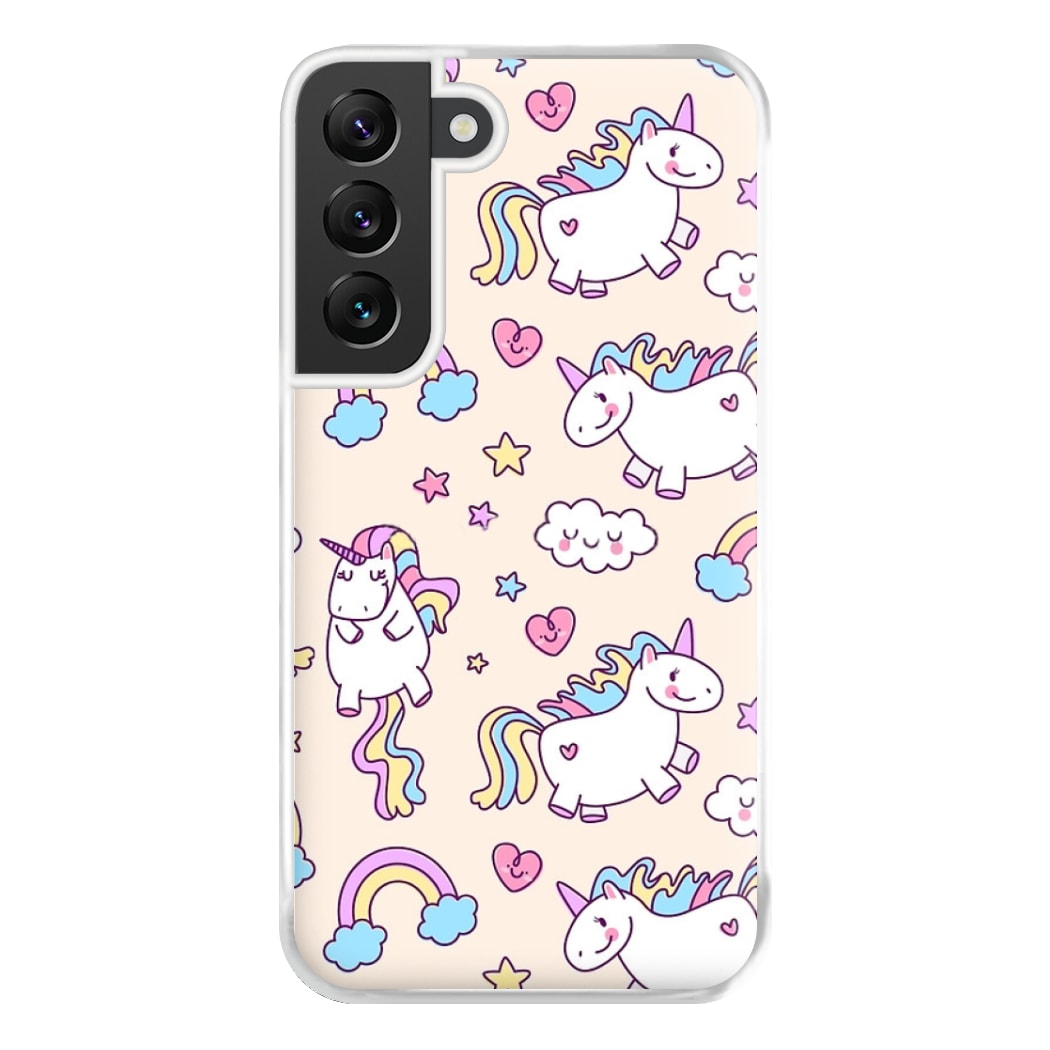 Cute Unicorn Pattern Phone Case for Galaxy S22 Plus