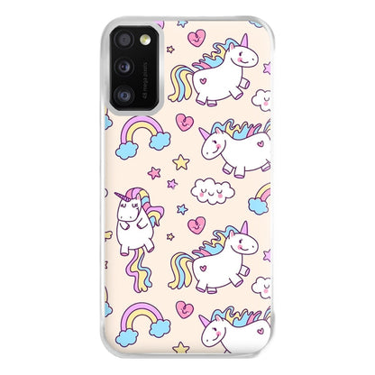 Cute Unicorn Pattern Phone Case for Galaxy A41