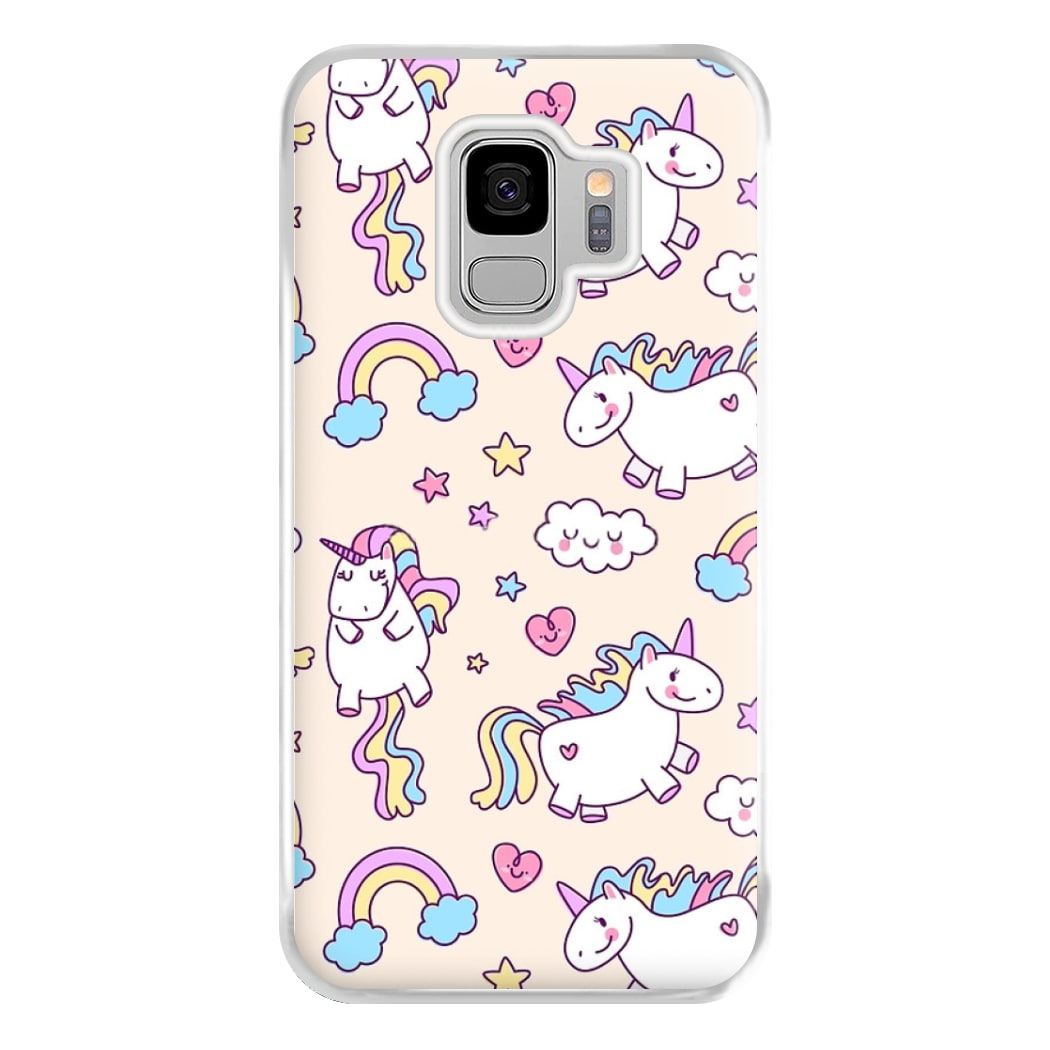 Cute Unicorn Pattern Phone Case for Galaxy S9 Plus