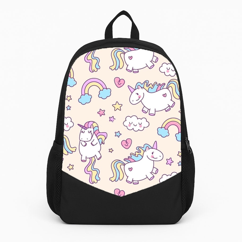 Cute Unicorn Pattern Large Backpack