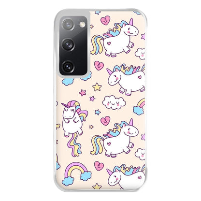 Cute Unicorn Pattern Phone Case for Galaxy S20