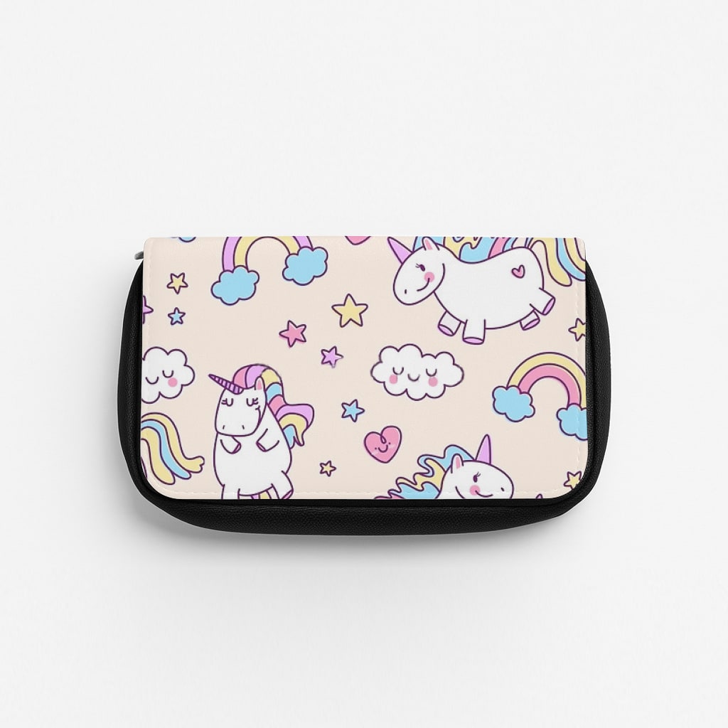 Cute Unicorn Pattern Pencil Case
