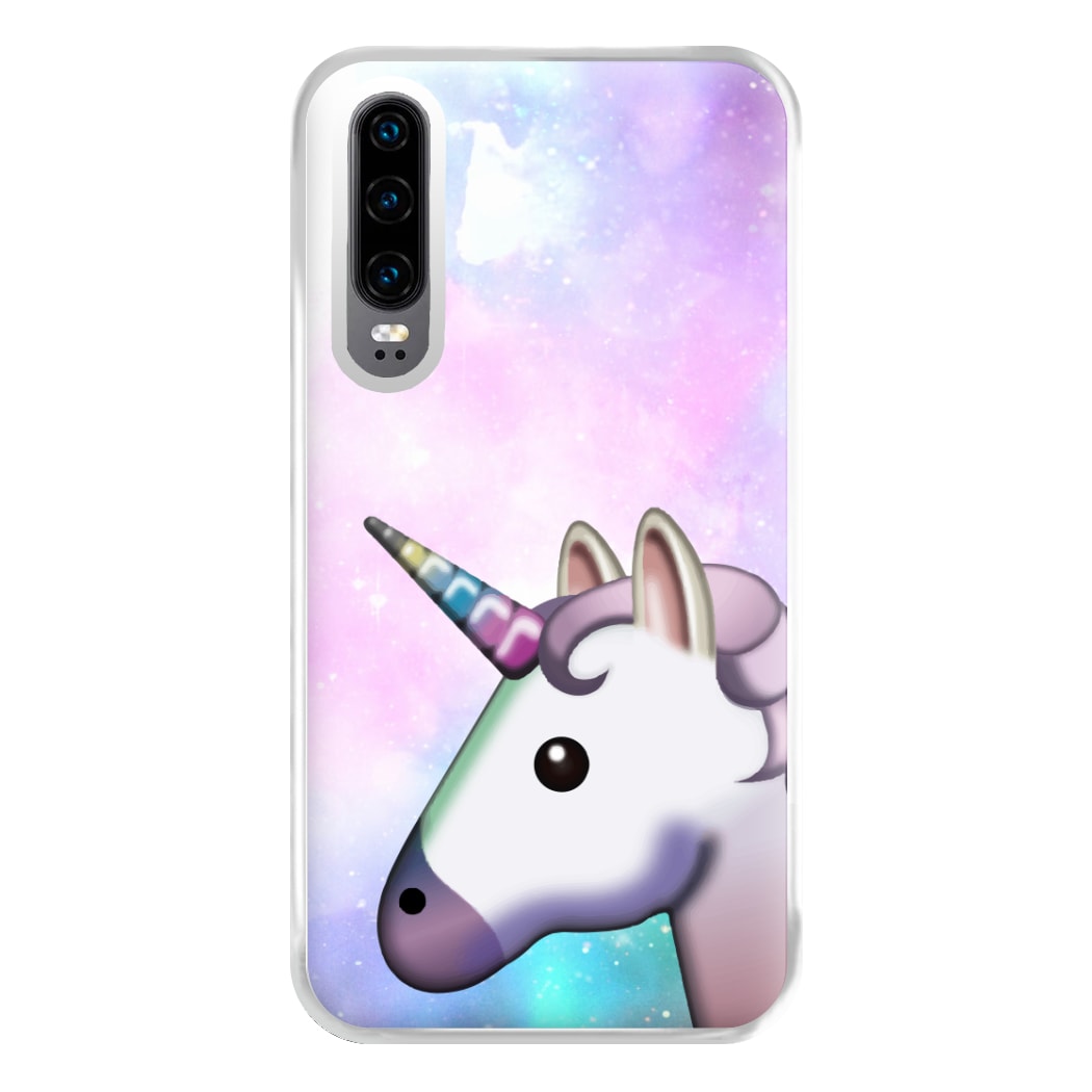 Galaxy Unicorn Pattern - Tumblr Phone Case for Huawei P30