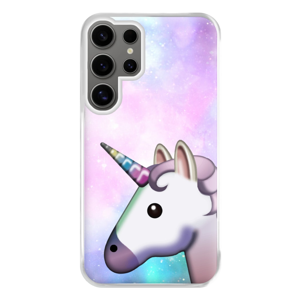 Galaxy Unicorn Pattern - Tumblr Phone Case for Galaxy S24 Ultra