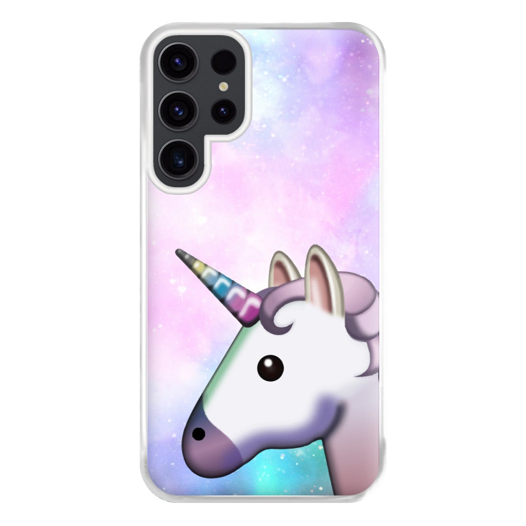 Galaxy Unicorn Pattern - Tumblr Phone Case for Galaxy S23 Ultra