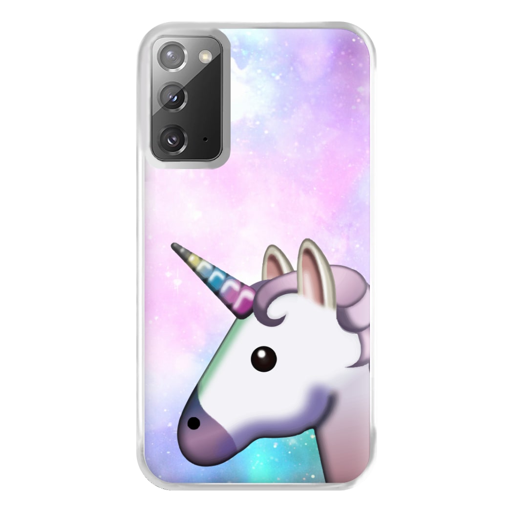 Galaxy Unicorn Pattern - Tumblr Phone Case for Galaxy Note 20 Ultra