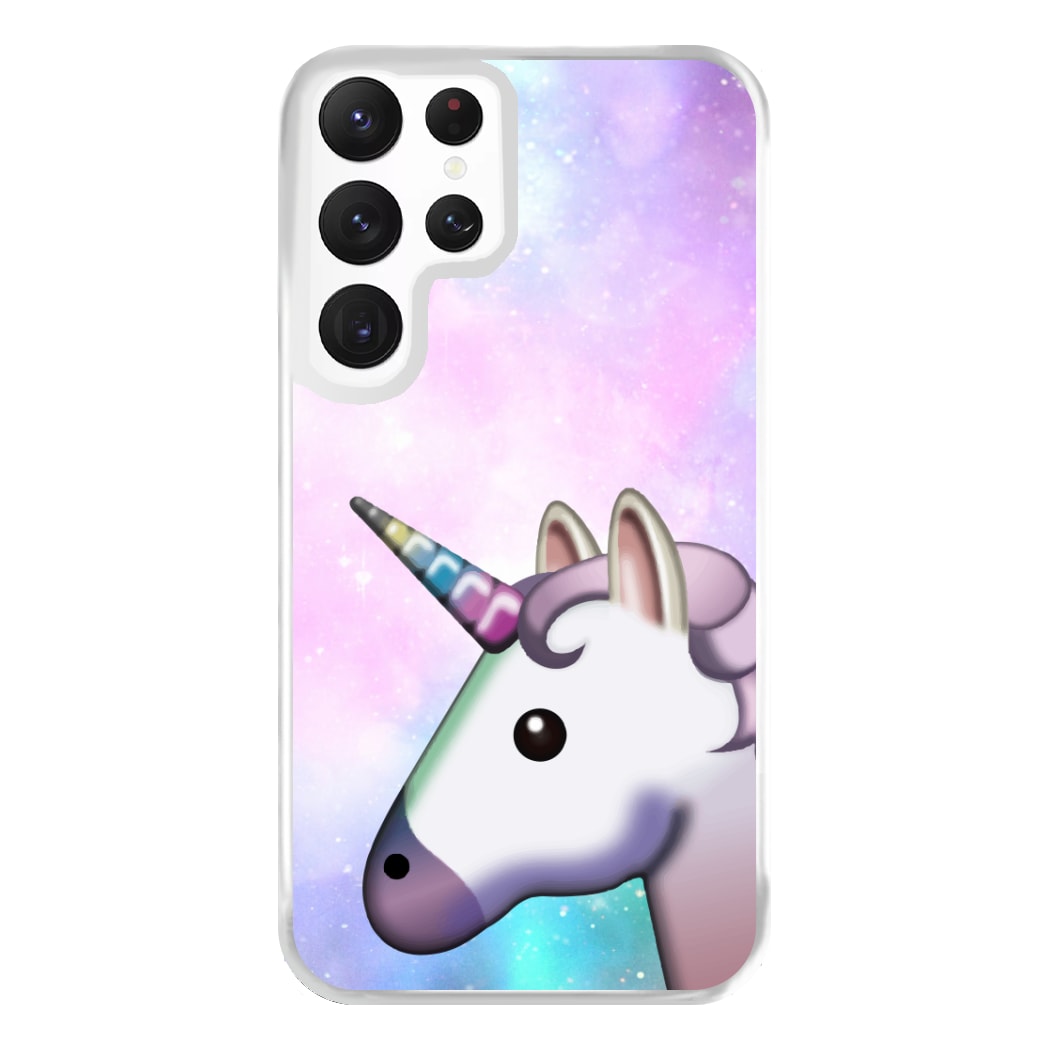 Galaxy Unicorn Pattern - Tumblr Phone Case for Galaxy S22 Ultra