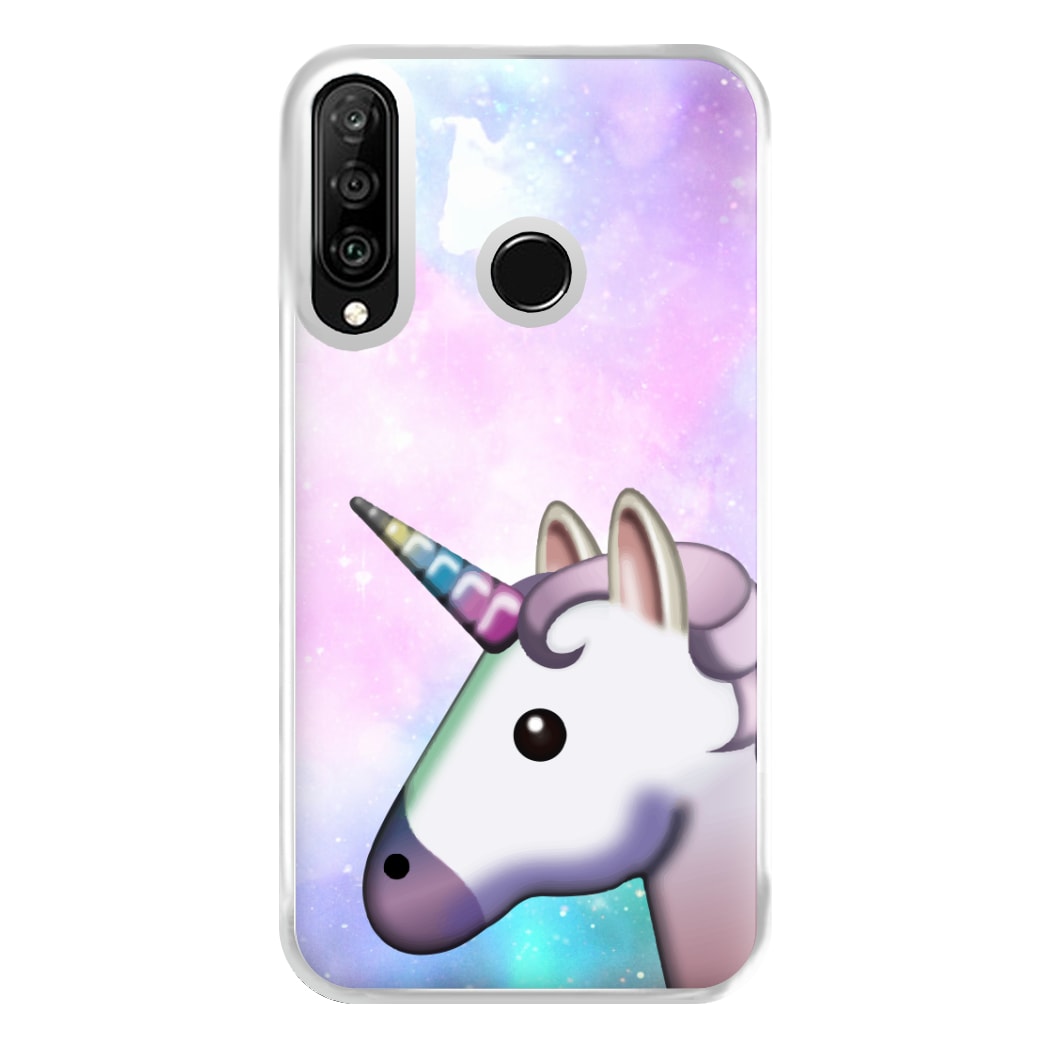 Galaxy Unicorn Pattern - Tumblr Phone Case for Huawei P30 Lite